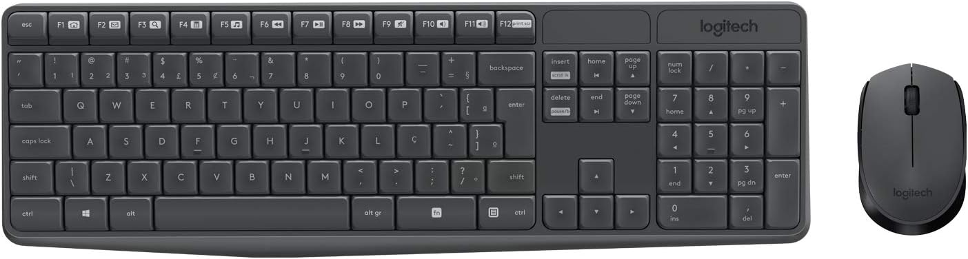 Combo Logitech Mk235 sem Fio