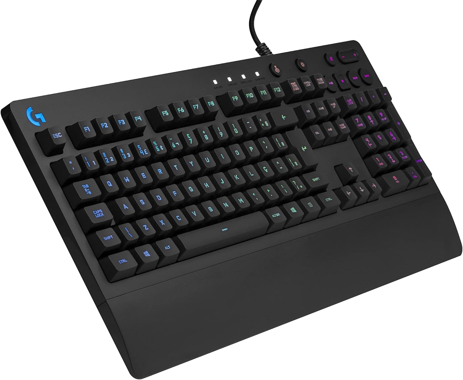 Ajuda a destacar o design mais fino, a ergonomia visual e a construção do teclado.
