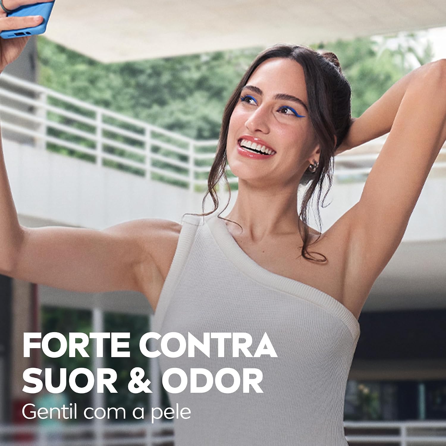Conecta o desodorante ao benefício cotidiano de proteção e frescor.