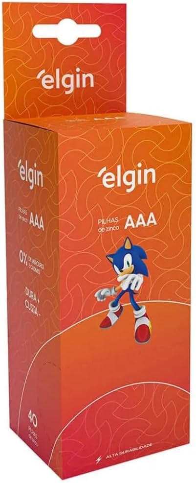 Pilhas Aaa Elgin 40 Unidades