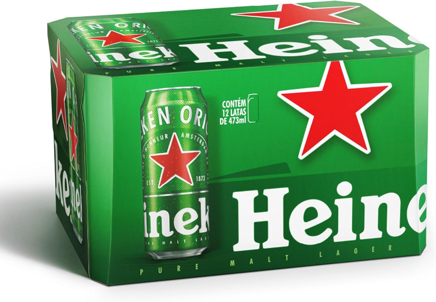 Heineken Cerveja Lata 473Ml Pack 12