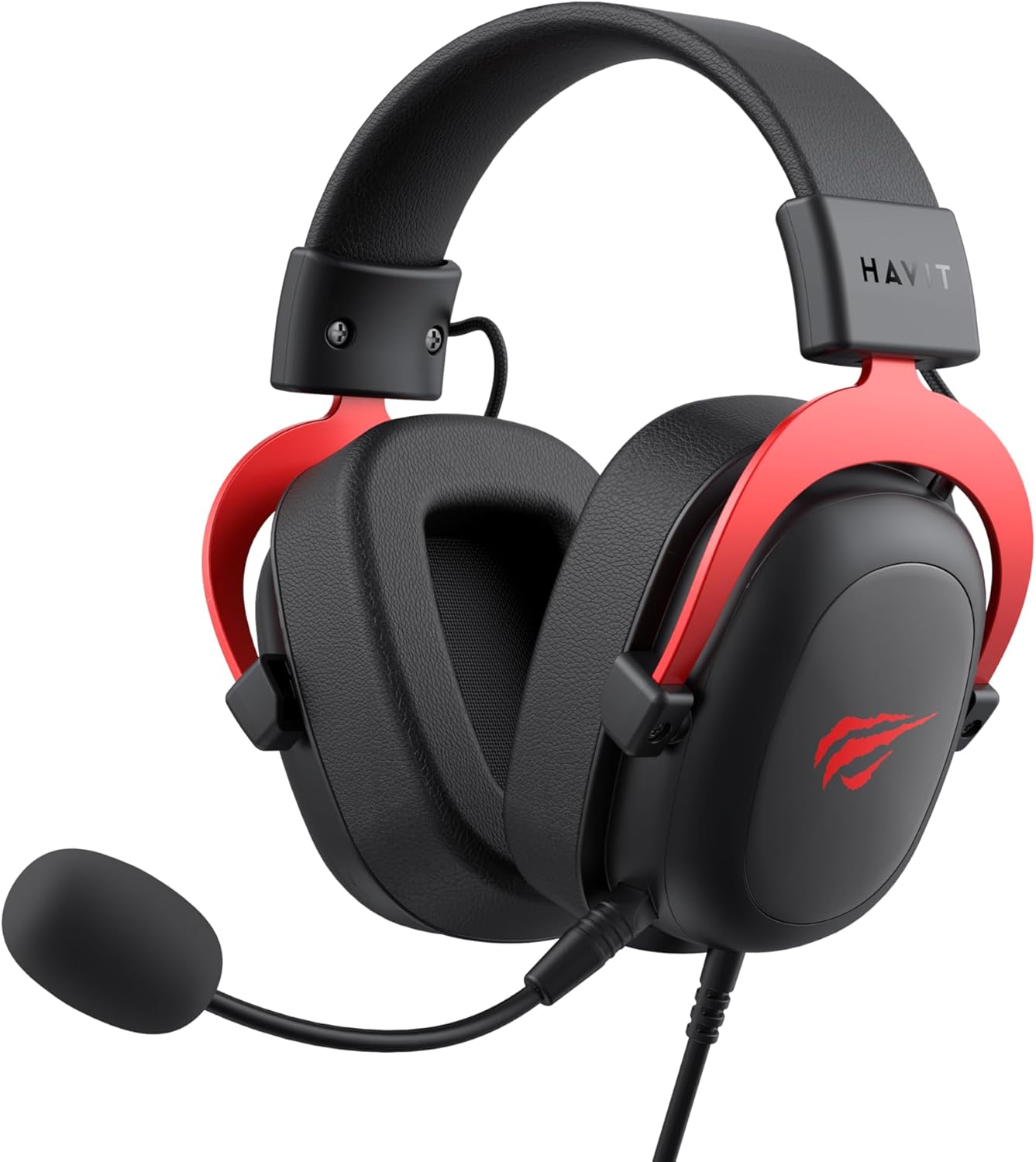 Headphone Gamer Havit H2002D Black Red