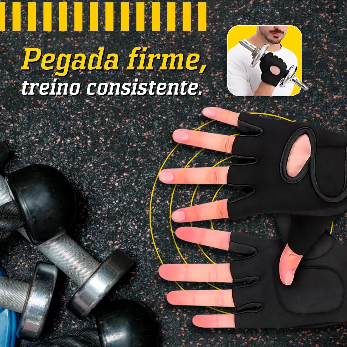 Mostra praticidade para colocar e tirar, além do encaixe personalizado no pulso.