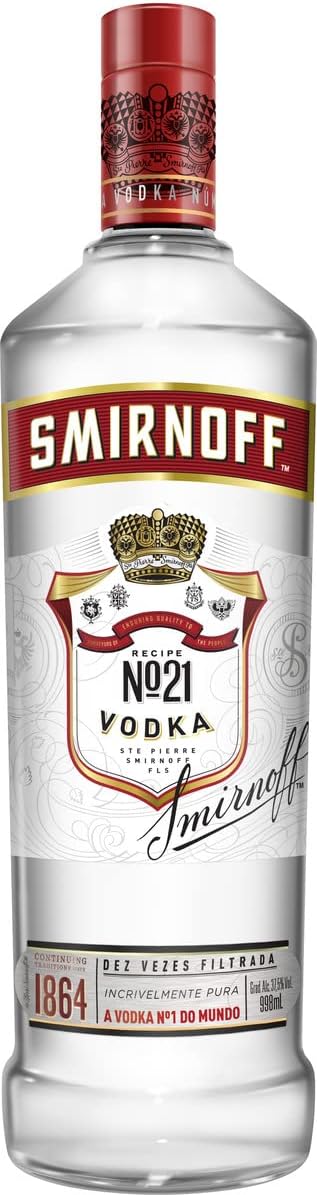 Vodka Smirnoff Nº 21 998Ml