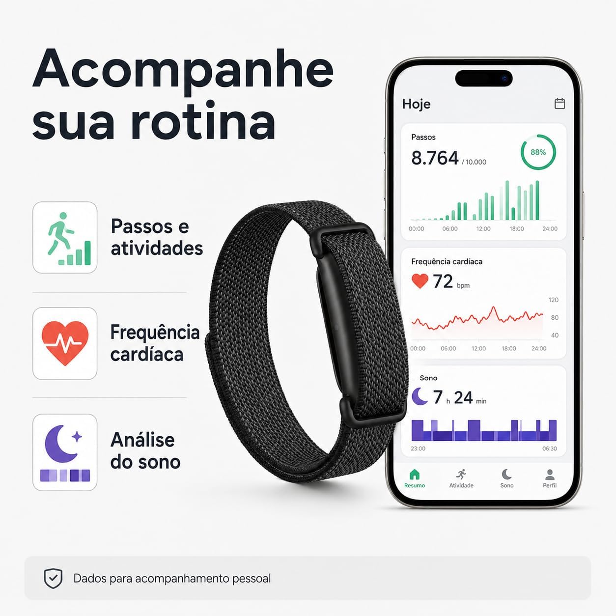 Evidencia a interface, área de leitura e aparência tecnológica do produto.