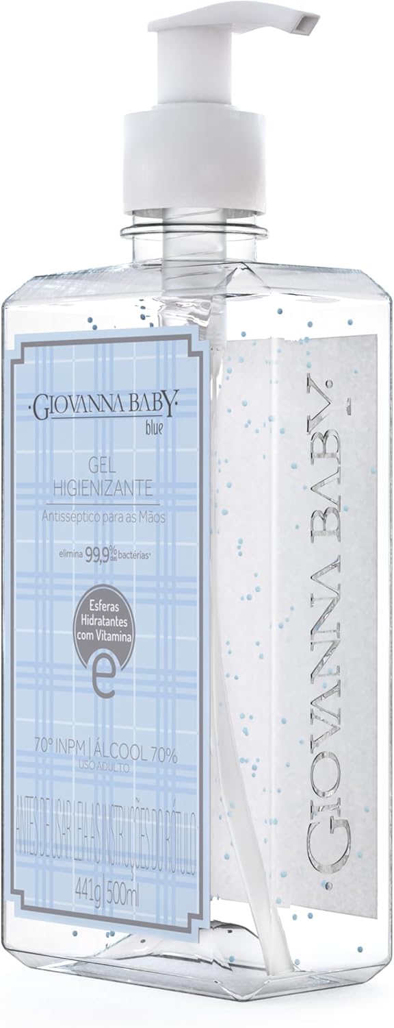 Giovanna Baby Gel Higienizante 70% Blue 500Ml Azul
