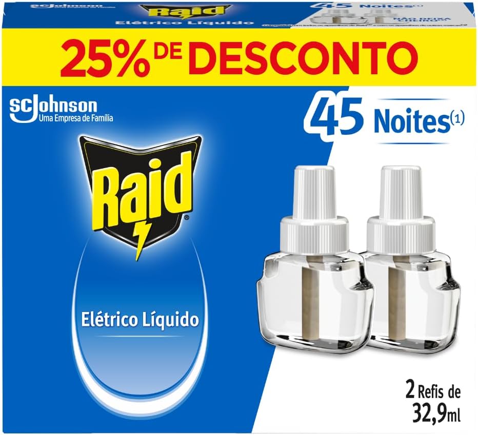 Raid Refil Líquido 45 Noites