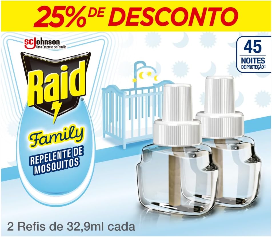 Raid Repelente Elétrico Family 45 Noites
