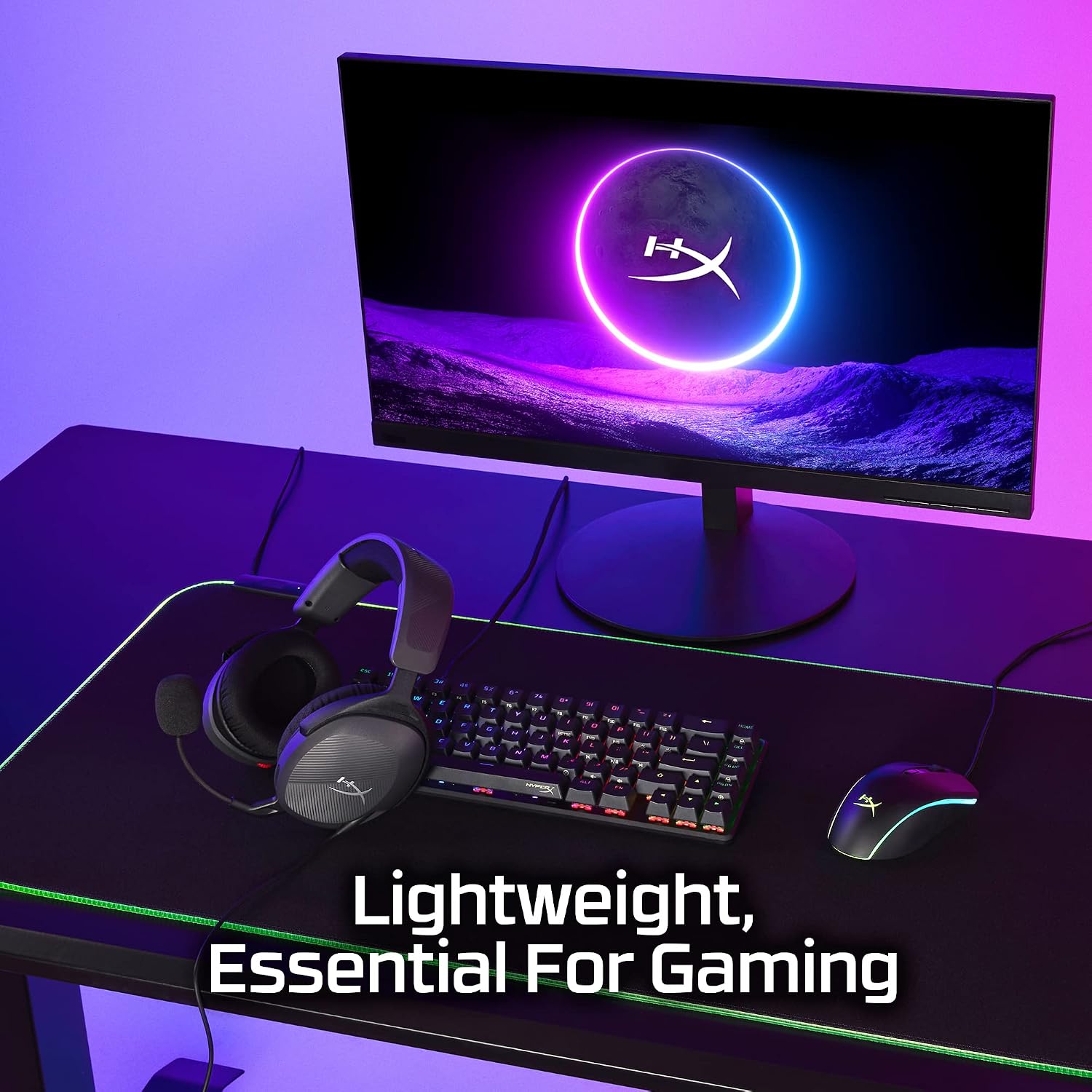 Ajuda a destacar ergonomia, formato circumaural e aparência compacta do headset.