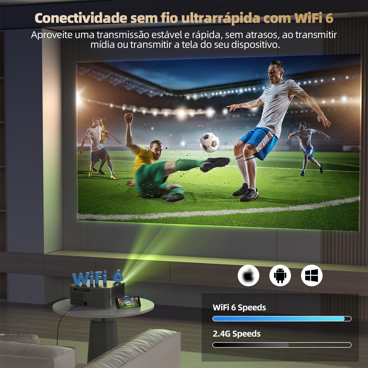 Ajuda a comunicar os diferenciais técnicos e os recursos centrais do modelo.