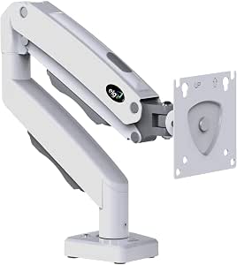 Suporte Articulado de Mesa com Pistão a Gás para Monitores de 17' a 35' Branco - F80W Elg