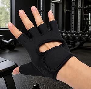 Luva para Academia Premium Antiderrapante Em Neoprene Respirável, Ajustável e Confortável, Proteção Contra Calos para Musculação, Fitness e Ciclismo Unissex – Qualidade Premium Lnmax®
