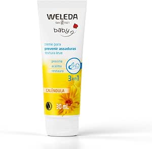 Weleda Babycreme de Calêndula | Proteção Natural Contra Assaduras | Fórmula Suave com Calêndula e Camomila | 30 Ml